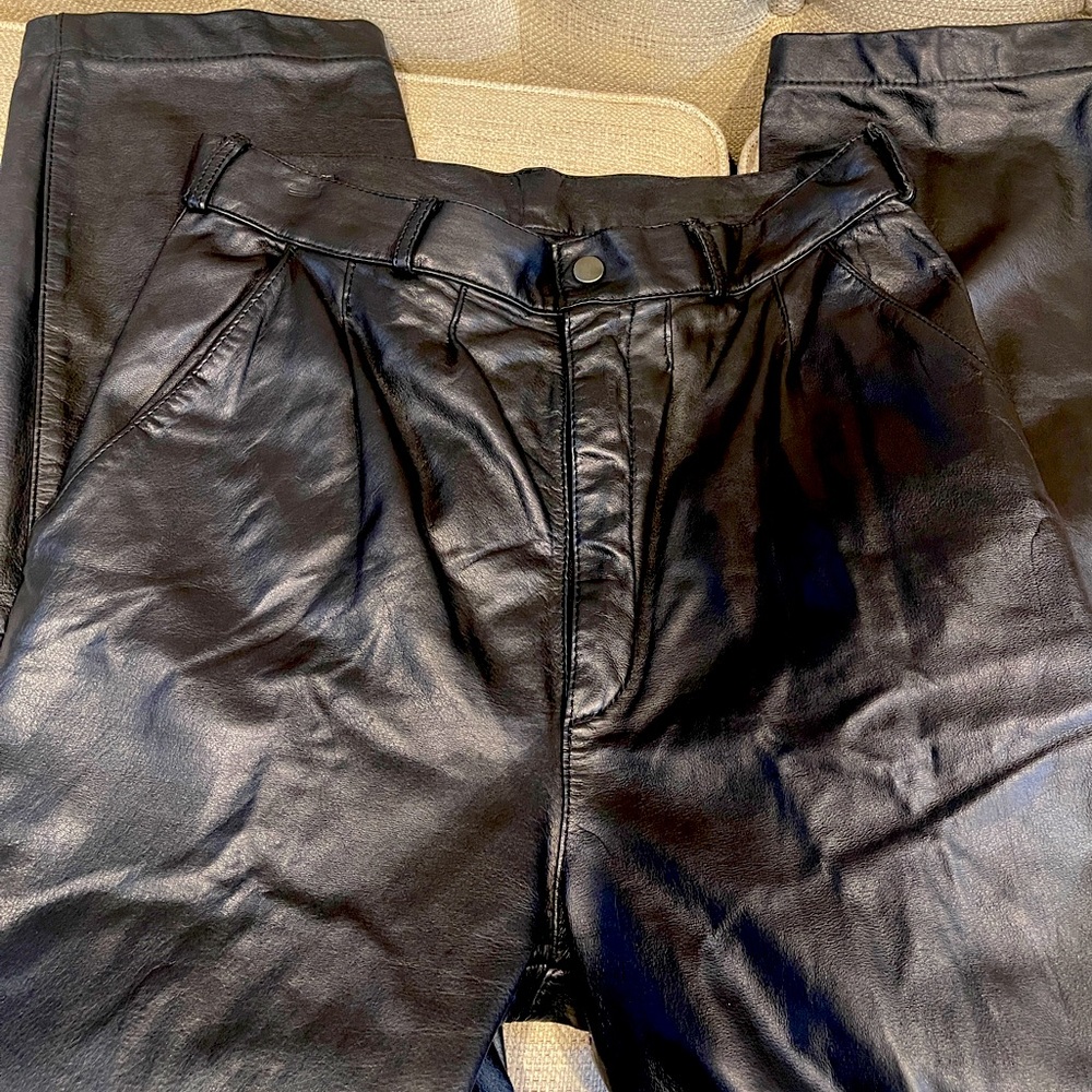 Michel Chardon 100% leather pants